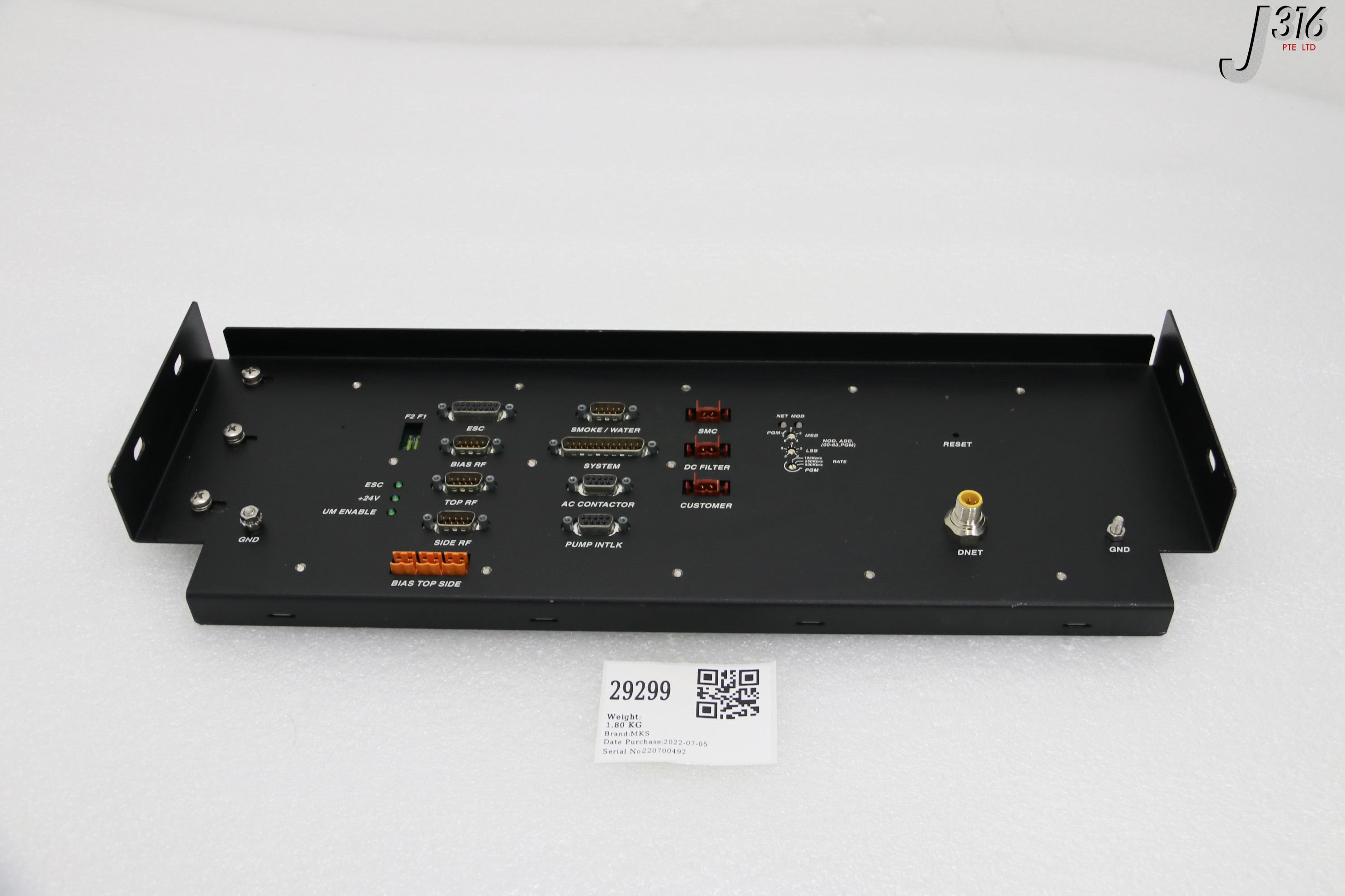 29299 MKS CONTROL PANEL ASSY W/ AS00373-02 & AS00501 